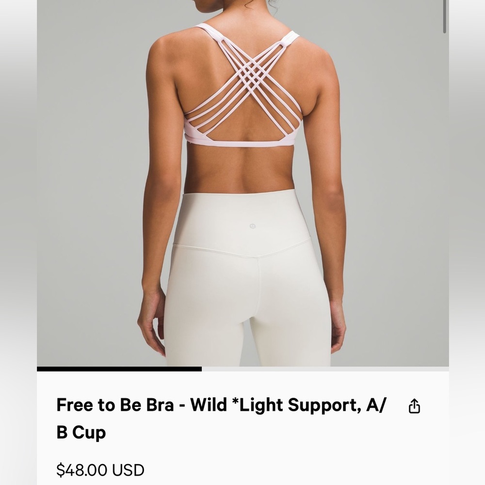 Lululemon free to be bra